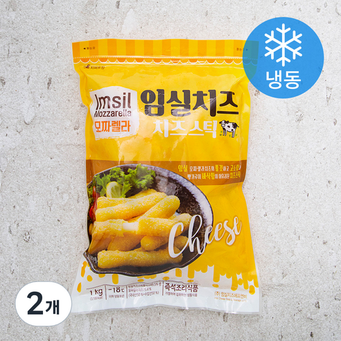 임실치즈 치즈스틱 (냉동), 1kg, 2개