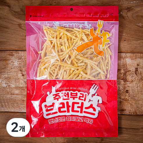 리프레쉬 주전부리브라더스 촉촉 팝콘오징어, 270g, 2개