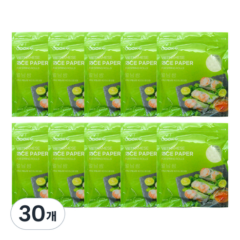월남쌈 라이스페이퍼 원형, 200g, 30개