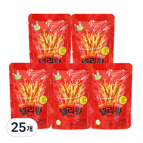바다소리 델리황 매운맛 황태스낵, 20g, 25개