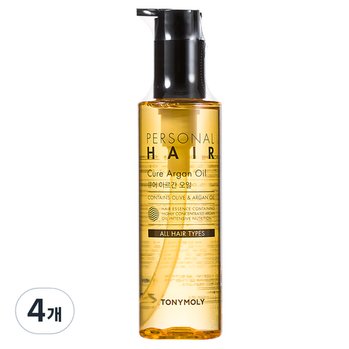 토니모리 퍼스널헤어 큐어 아르간 오일, 150ml, 4개의 최저가를 확인해보세요.