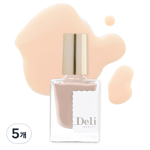델리뷰티 딥시럽 루어인무드 네일컬러 10ml, MSY03 리썸 베이지, 5개