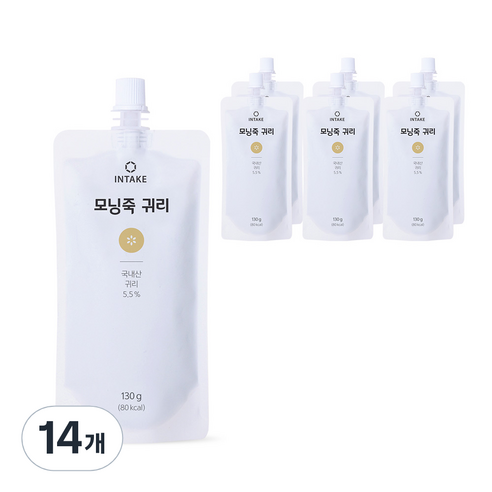 인테이크 모닝죽 귀리 즉석죽, 130g, 14개