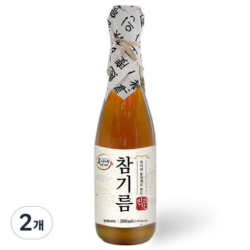 복이네먹거리 통깨로 만든 진한맛 참기름, 2개, 300ml