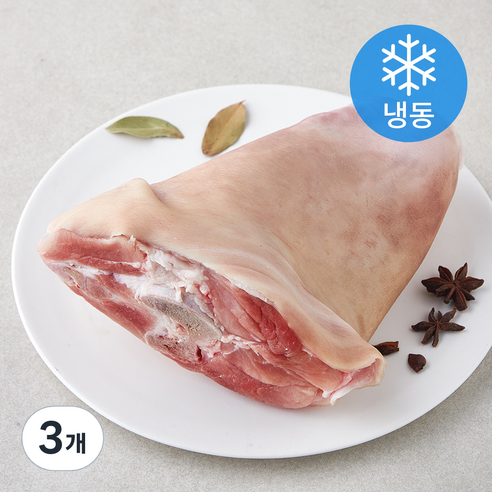 동원 홈푸드 돼지장족 통족발용 돈학 미정선 원육 (냉동), 1.1kg, 3개