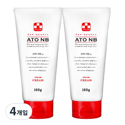 아토엔비 유아 크림, 160g, 4개