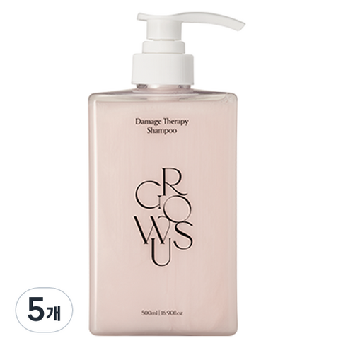 그로우어스 데미지 테라피 샴푸, 500ml, 5개