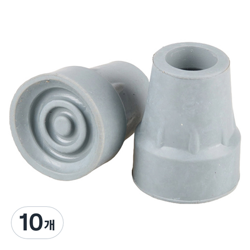 Dr.펠리스제이 목발 지팡이 리필 고무캡 패킹 22mm, D그레이, 10개