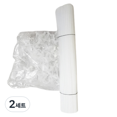 마켓감성 멀티컬러 풍선 홀더 100p + 막대 100p 세트, 투명, 2세트