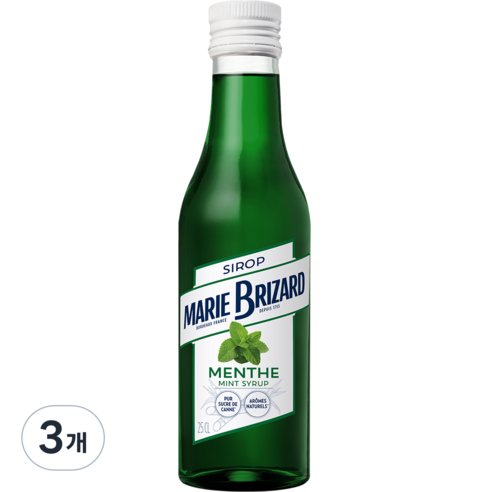마리브리자드 민트 시럽, 250ml, 3개
