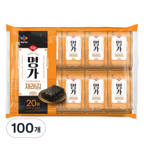 명가 재래김, 80g, 5개