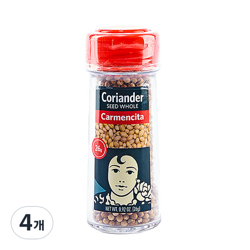 카르멘시타 코리안더씨드 향신료, 26g, 4개