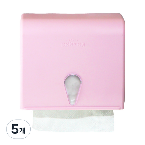 센트라 핸드 키친 타올 디스펜서, 핑크, 5개