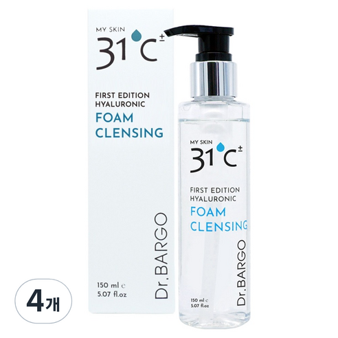 닥터바르고 퍼스트 에디션 히알루론산 폼클렌징, 150ml, 4개