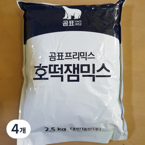 곰표 호떡잼믹스, 2.5kg, 4개