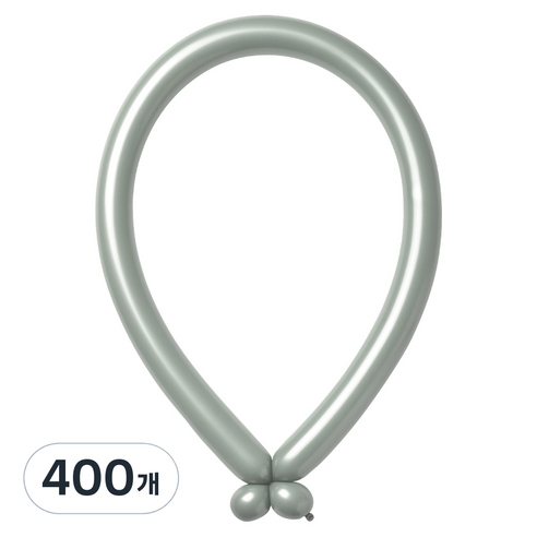조이벌룬 260풍선, 파스텔더스크 로럴그린, 400개