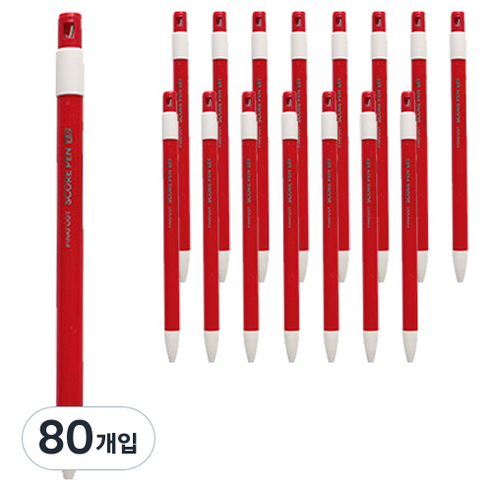 핑크풋 500채점펜 2.0mm, 80개입