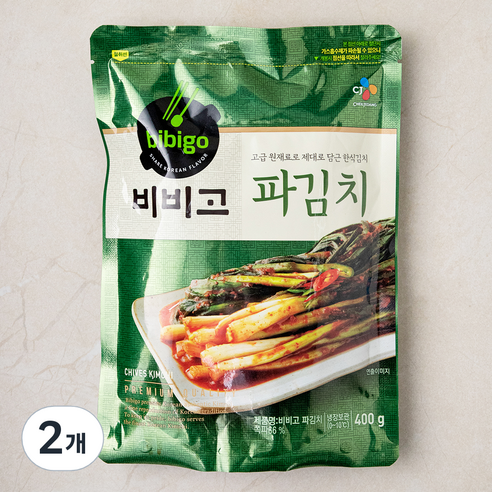 비비고 파김치, 400g, 2개
