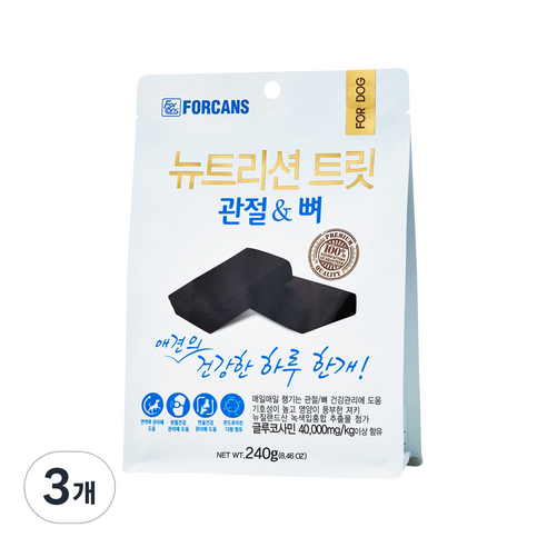 뉴트리션 트릿 관절/뼈 240g, 뼈+관절, 3개