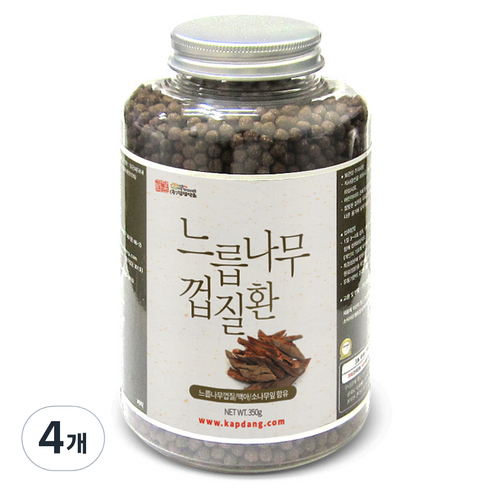 갑당약초 느릅나무껍질환 병타입, 4개, 350g