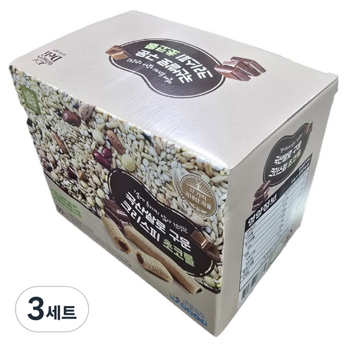파머스델리 쌀로 구운 크리스피 초코롤 60p 세트 510g, 3세트