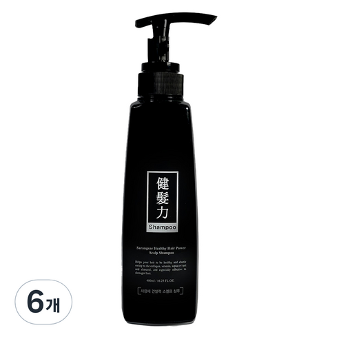 사랑새 안토시아닌 건발력 스켈프 샴푸, 6개, 480ml