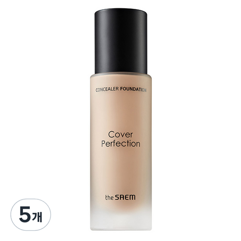 더샘 커버 퍼펙션 컨실러 파운데이션 30ml, 5개, 1.5 내추럴 베이지