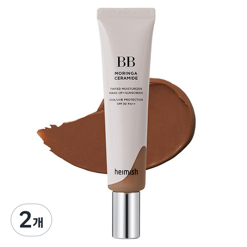 헤이미쉬 모링가 세라마이드 비비크림 SPF30 PA++, 31 딥, 30ml, 2개