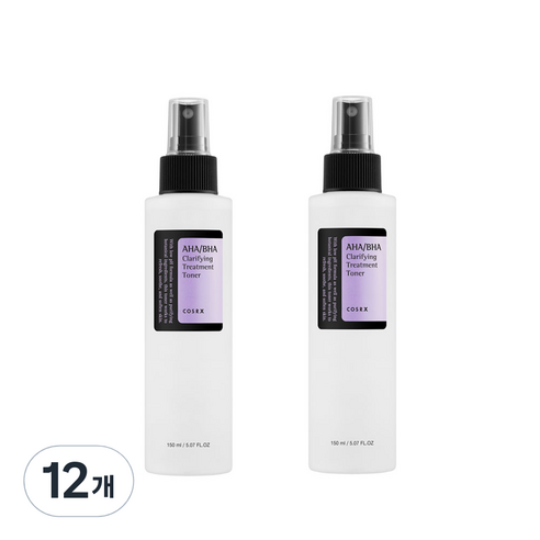 코스알엑스 아하 바하 클래리파잉 트리트먼트 토너, 12개, 150ml