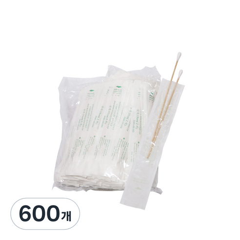 대한위재 멸균면봉 15cm, 2개입, 600개