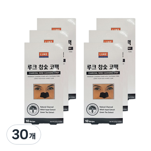 루크 참숯 코팩, 10개입, 30개