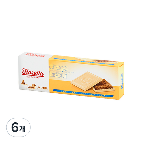 피오렐라 화이트초콜릿 비스킷, 68g, 6개