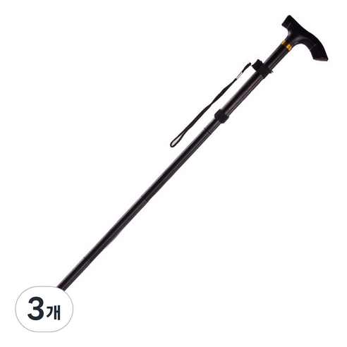 접이식 효도 지팡이 5단, 랜덤발송, 3개
