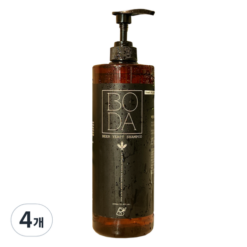바른뷰티 보다 맥주효모 샴푸, 1L, 4개