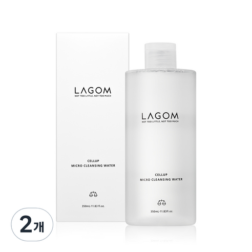 라곰 셀럽 마이크로 클렌징 워터, 350ml, 2개