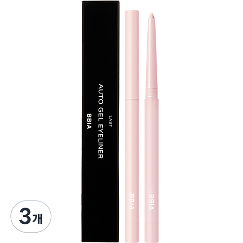 삐아 라스트 오토 젤 아이라이너, 16 쿨 베이지, 3개