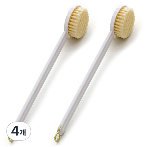 알로데 보송 바디 브러쉬, TYPE04 화이트, 4개