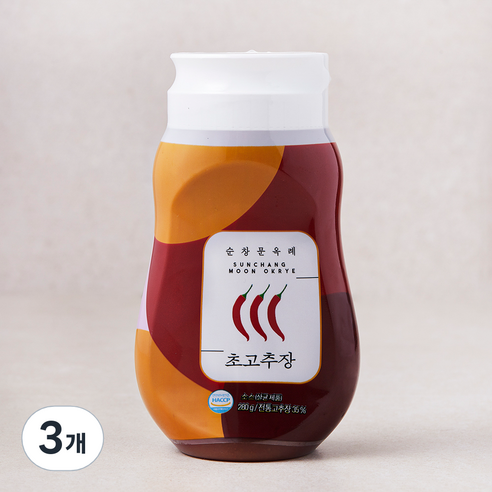 순창문옥례식품 초고추장, 280g, 3개
