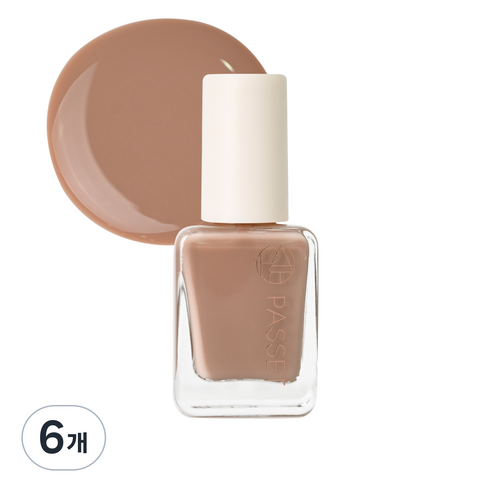 파셋 셀럽 네일컬러 폴리쉬 매니큐어 7ml, 22 샌드베이지, 6개