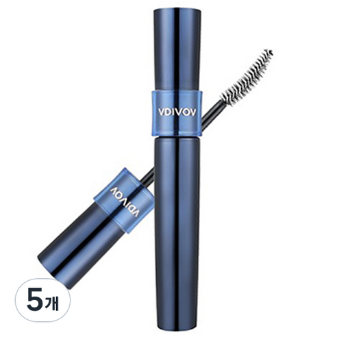 비디보브 노리무버 볼륨앤컬링 마스카라 8ml, 블랙, 5개