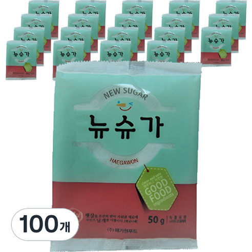 해가원 뉴슈가, 50g, 100개