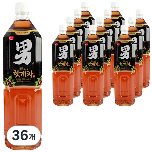 광동 힘찬하루 헛개차, 1.5L, 36개