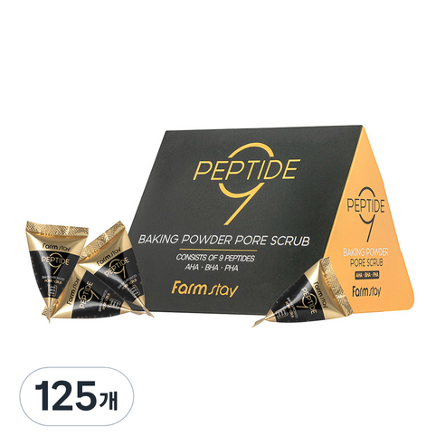 팜스테이 펩타이드9 베이킹 파우더 포어 스크럽, 7g, 125개