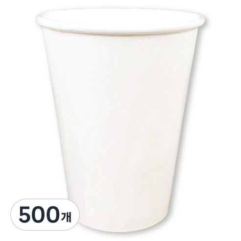 생활을그리다 종이컵 무인쇄 360ml, 500개, 1개입