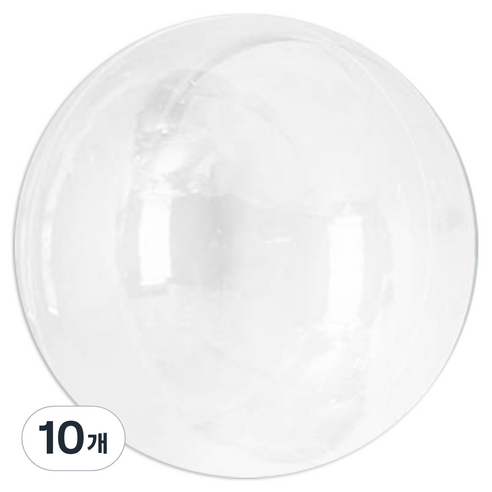 파티쇼 PVC 투명 버블 풍선 광폭 50cm, 10개