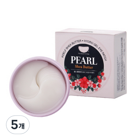 코엘프 펄&쉐어버터 하이드로겔 아이패치, 60개입, 5개