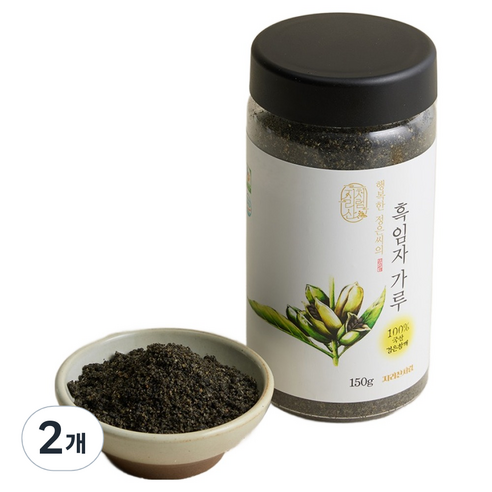 지리산처럼 흑임자가루, 150g, 2개