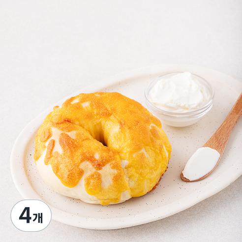 훕훕베이글 치즈타이거 베이글, 160g, 1개입, 4개