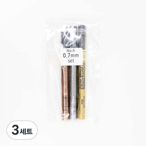 사쿠라 펜터치 3종 세트 0.7mm, 3색, 3세트