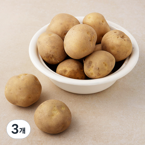 감자, 1.5kg, 3개